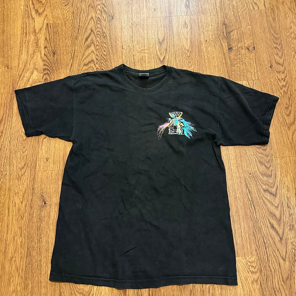 Murina Vintage Black faded made in USA Gardena 5000 cotton short sleeve 1994